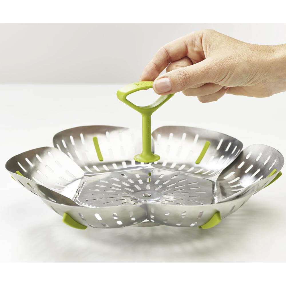 Joseph Joseph Bloom Steel Folding Steamer Basket